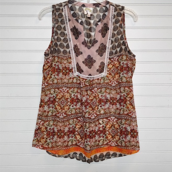 Anthropologie Fig and Flower flowy boho blouse - Picture 1 of 7